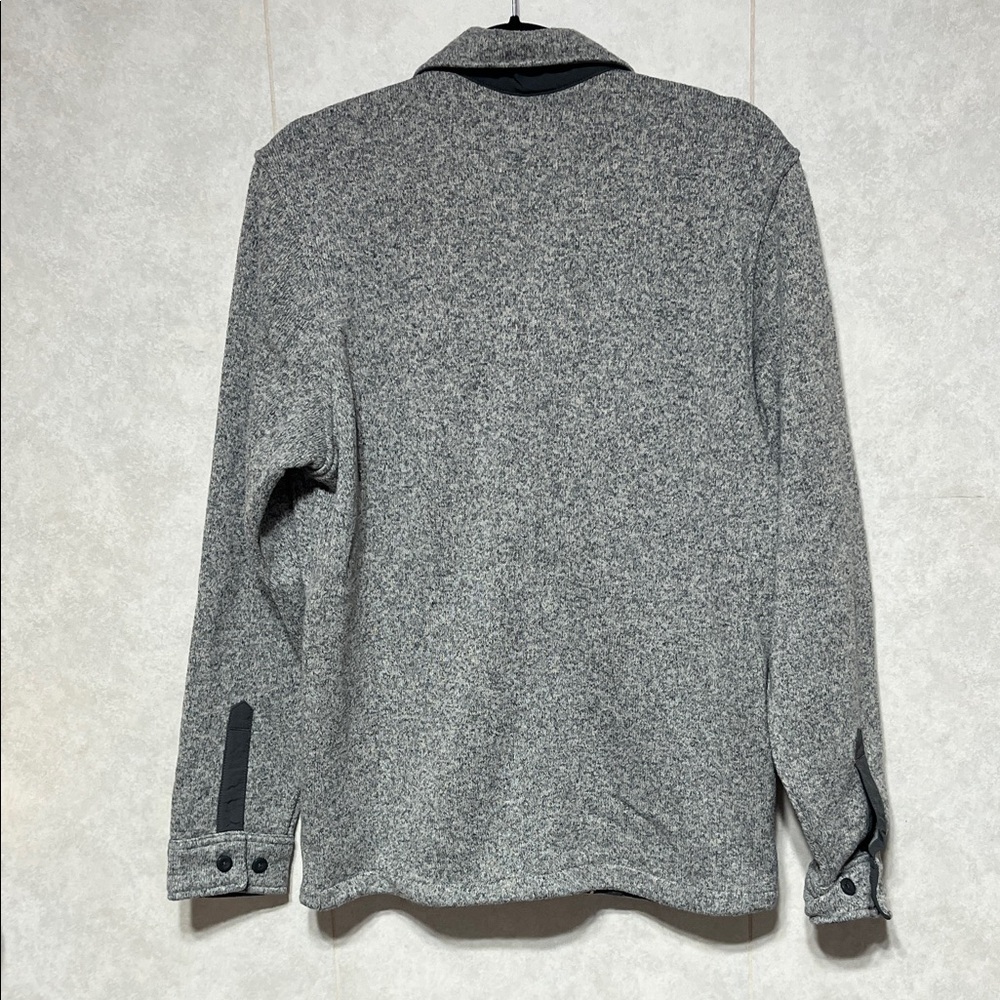 Patagonia Men's Gray Fleece lined Shirt Jacket medium - Picture 4 of 15